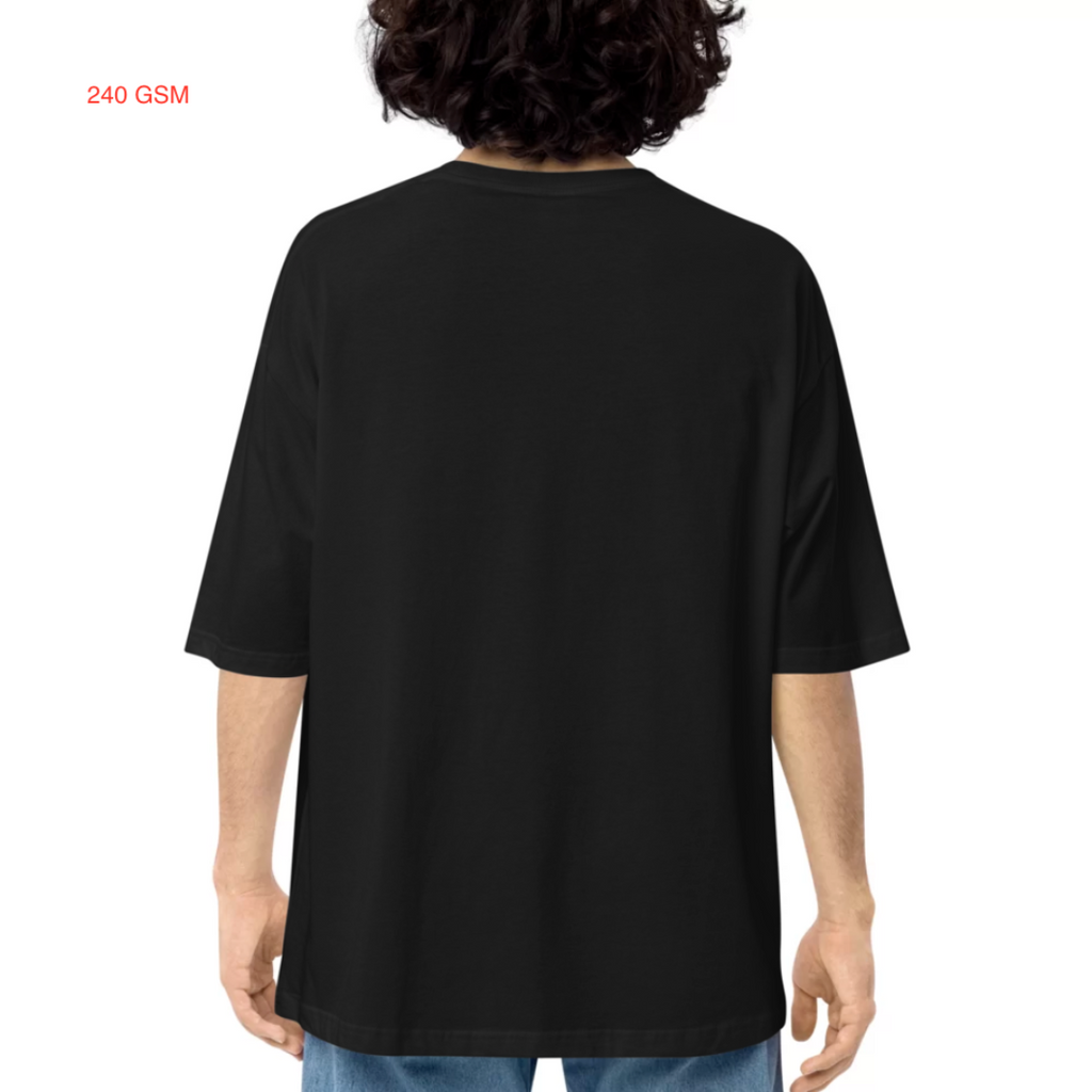 Instinct - Unisex Oversized T-shirt - 240 GSM - French Terry Cotton