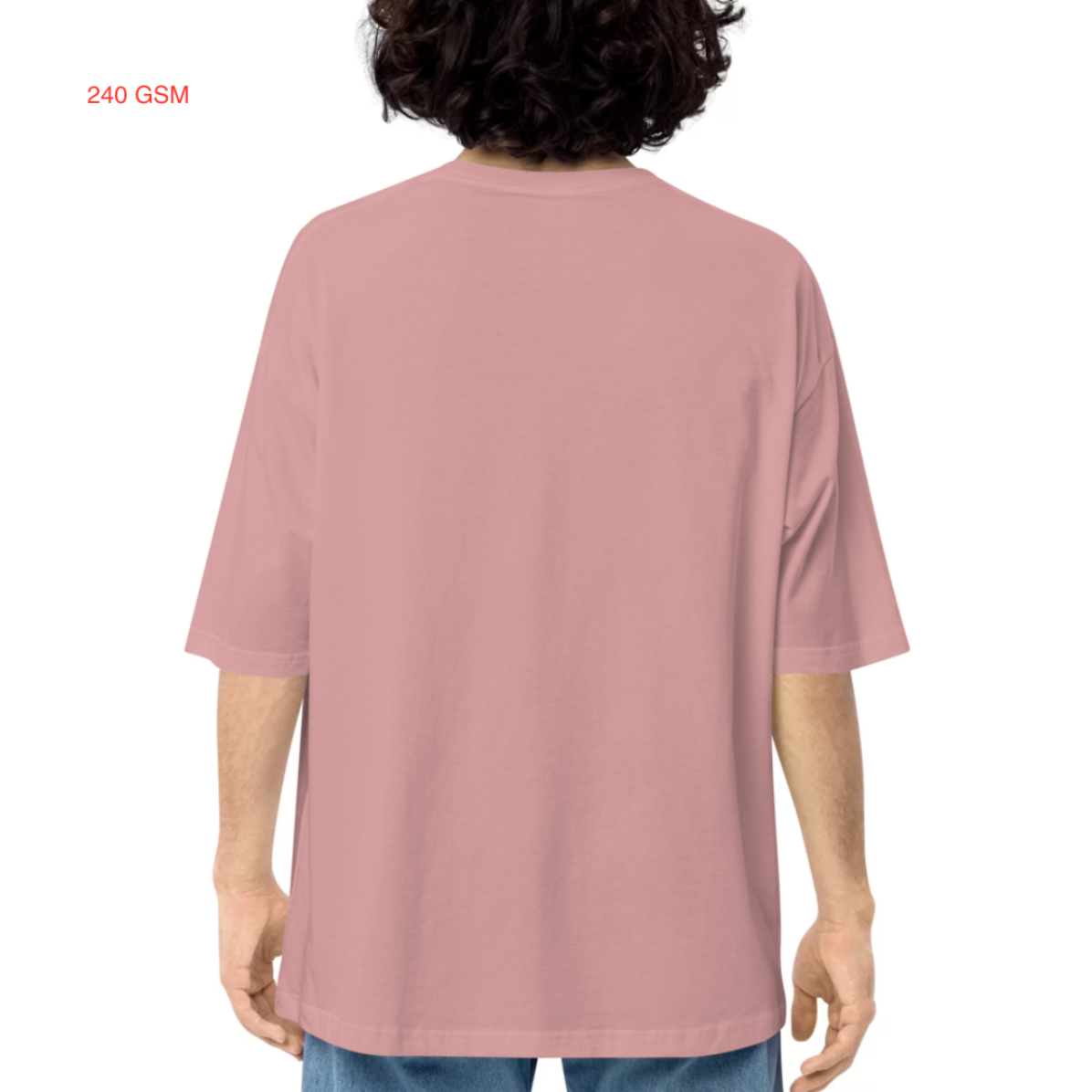 Make Happiness a Habit - Unisex Oversized T-shirt - 240 GSM - French Terry Cotton